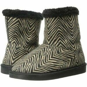 Vera Bradley Slipper Booties Zebra Sm 5/6 NWT